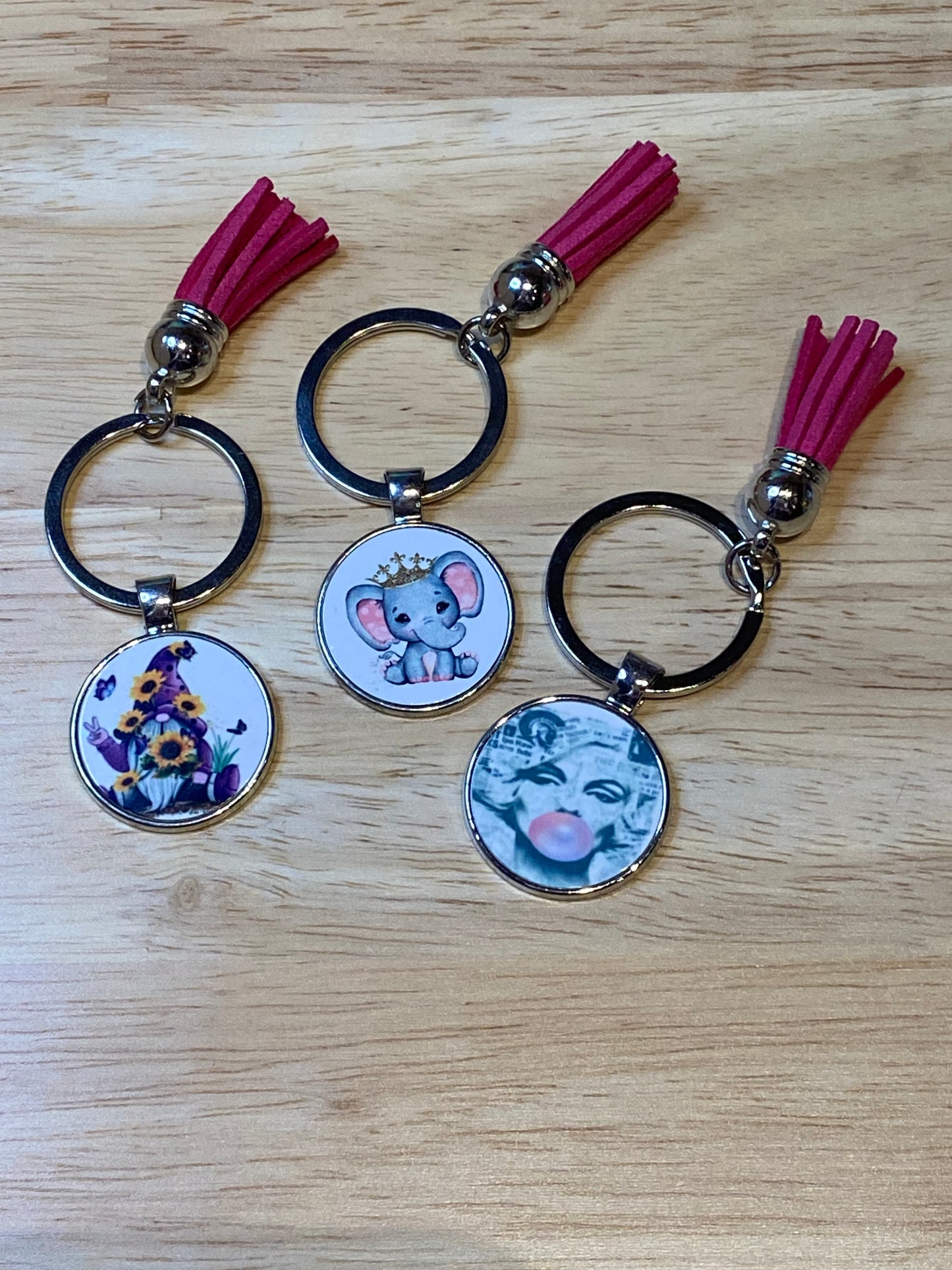 Set of 3 Keychains